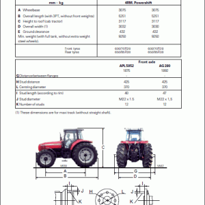 Massey Ferguson Tractor 8600 Service Repair Manual