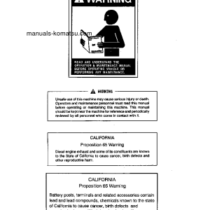 2-Komatsu PC200-8 operation and maintenance manual Komatsu PC200-8 operation and maintenance manual