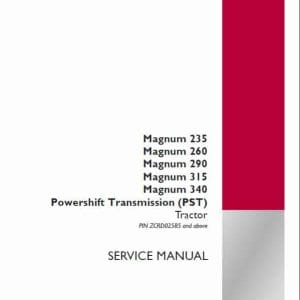 Case Ih Magnum 235 260 290 cvt Service Repair Manual