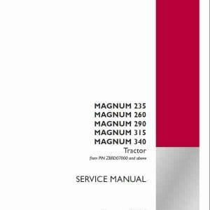 Case Magnum 235 260 290 315 340 tractor Service Manual