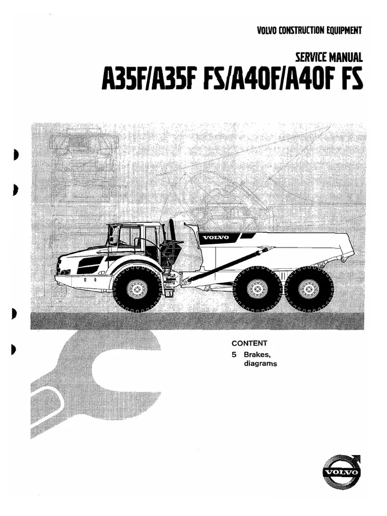 Volvo A35F_A40F Articulated Dump Truck Service Repair Manual