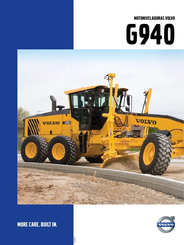 Volvo G940 Operators Manual