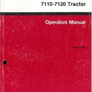 Case Ih International 7110 Tractor Operator Owner Manual