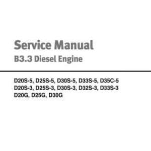Doosan D20S-5 D25S-5 D30S-5 D33S-5 D35C-5 Service Manual