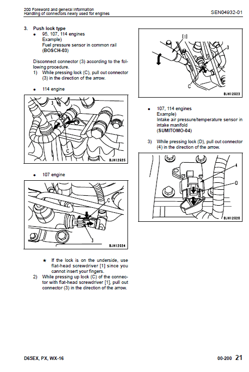 Komatsu D65WX 17 1001 up Workshop Service Manual