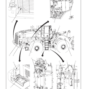 Komatsu WA500-6 Wheel Loader Parts Catalogue Manual