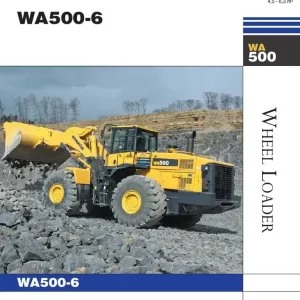 Komatsu WA500-6 Wheel Loader Parts Catalogue Manual