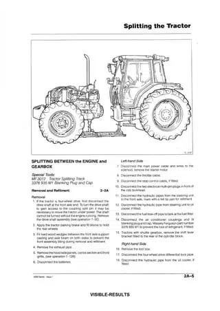 5-Massey Ferguson MF 4235 4240 4243 Repair Service Manual Massey Ferguson MF 4235 4240 4243 Repair Service Manual