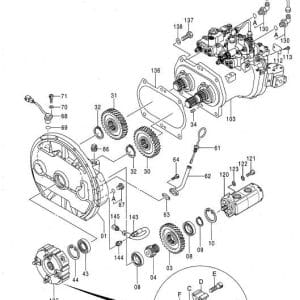 Hitachi Zaxis 180W Wheeled Excavator Parts Manual
