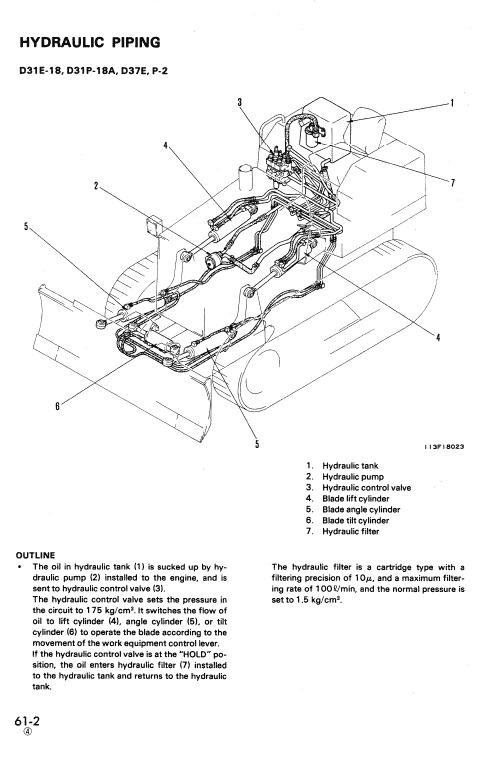Komatsu D31e-18 D31p-18 D31p-18a D31pl-18 D31pll-18 Service Manual