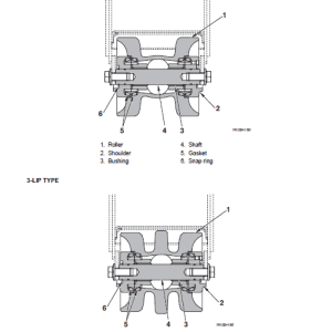 Komatsu CK30-1 Skid Steer Loader Service Manual