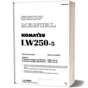 komatsu-crane-lw250-5-shop-manual-sebm008905-21425k330054-page1 Komatsu LW250-5 Mobile Crane Service Repair Manual