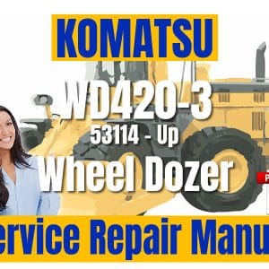s-l1200 (2) Komatsu WD420-3 Wheel Dozer Repair Manual