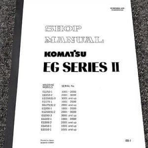 Komatsu EG-2 Series Generator Service Repair Manual