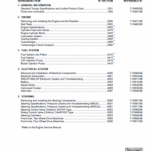 1-81-Case 580L 580SL 590SL Backhoe Loader Service Manual Case 580L, 580SL Super L Engine Service Repair Manual