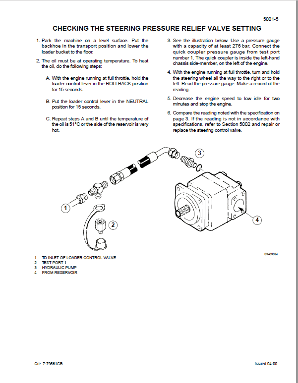 Case 590SL 590 Super L Loader Service Repair Manual