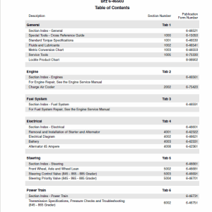 Case 845 865 885 Motor Grader Service Manual