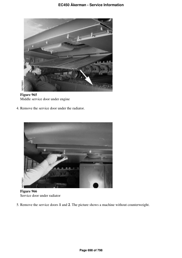 Volvo Ec450 Akerman Excavator Parts Manual
