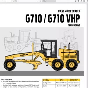 Volvo G710 Service Manual