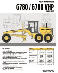 Volvo G780 Feller Buncher Service Manual