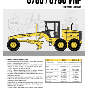 Volvo G780 Vhp Feller Buncher Repair Manual
