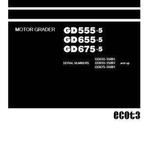 komatsu-gd555-5-gd655-5-gd675-5-motor-grader-ecot3-pdf-shop-repair-service-manual-sn-55001-and-up Komatsu GD555-5 grader shop manual engine