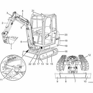 Volvo Ec15 Xr Ec15xr Excavator Service Parts Manual