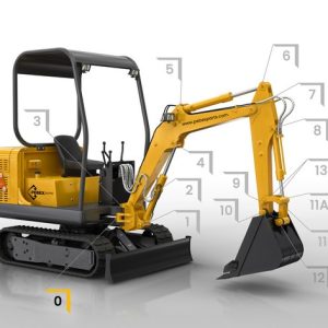 Volvo Ec15 Xr Ec15xr Excavator Service Parts Manual
