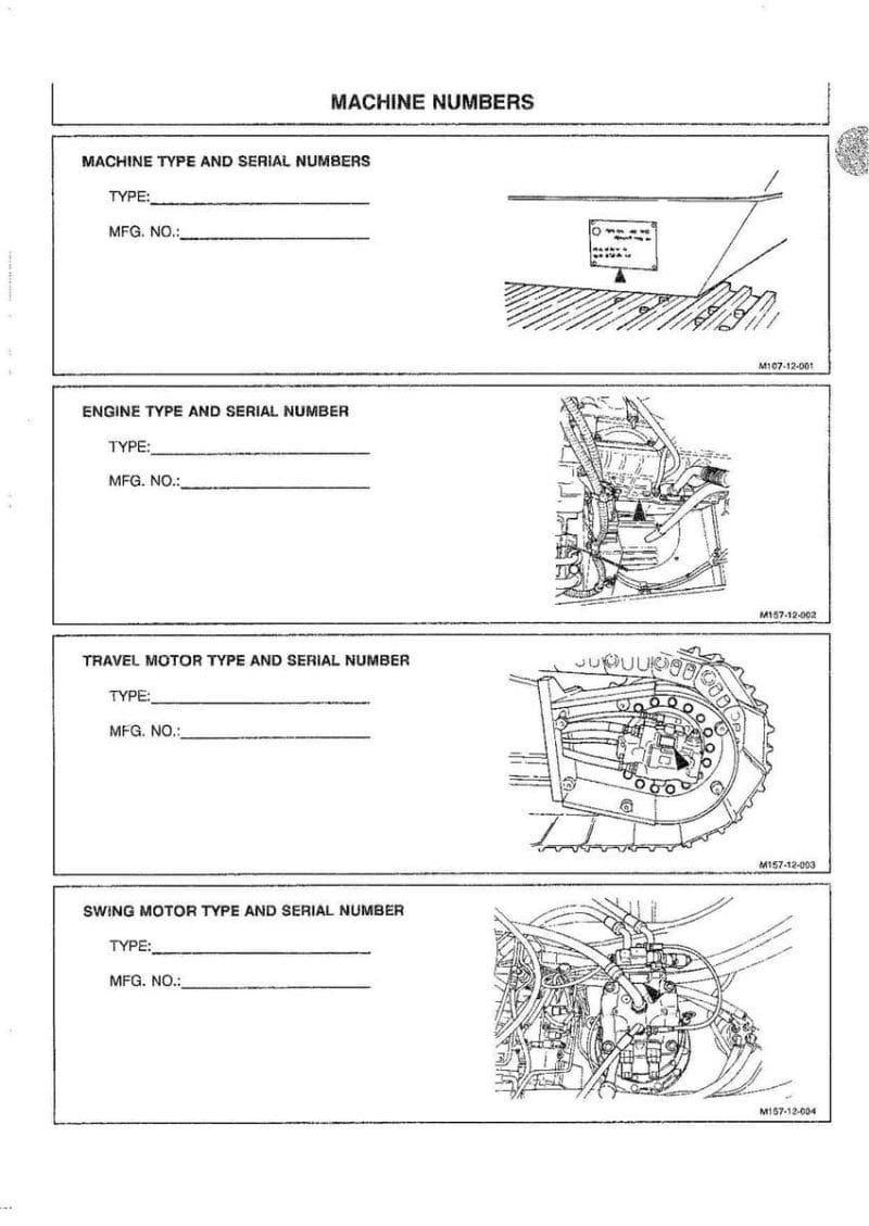 Hitachi Ex100-5 Ex100m-5 Ex120-5 Ex130h-5 Operators Manual