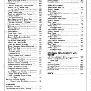 Hitachi Ex100-5 Series Excavator Parts Manual