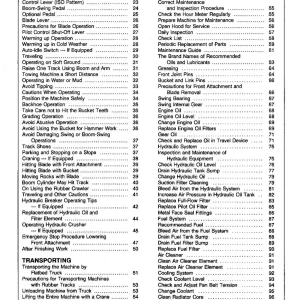 Hitachi Ex12-2 Ex15-2 Ex18-2 Ex22-2 Operators Manual