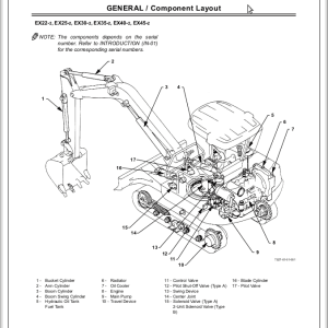 Hitachi Ex18-2 Engine Service Repair Manual