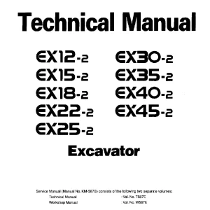Hitachi Ex18-2 Engine Service Repair Manual