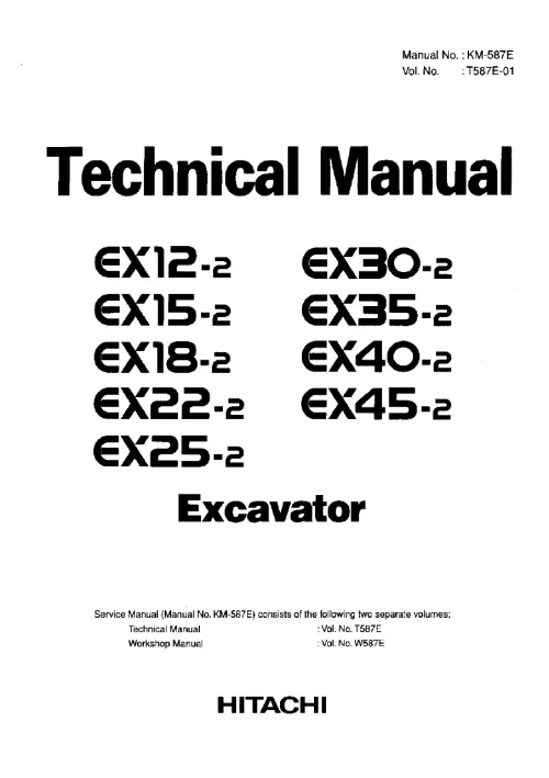 Hitachi Ex18-2 Engine Service Repair Manual