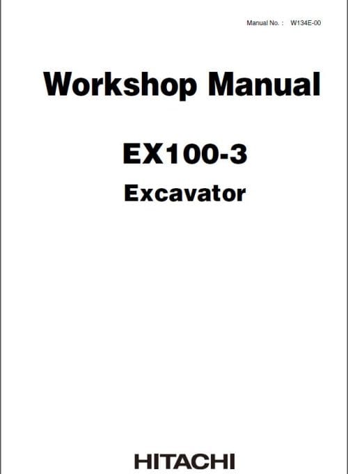 Hitachi Ex100ed-3c Wheeled Excavator Service Manual