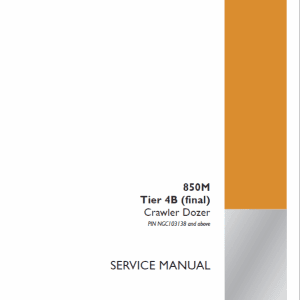 Case 850M Tier 4A Crawler Dozer Service Repair Manual