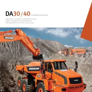 DOOSAN DA40 ARTICULATED DUMP TRUCK Service Repair Manual