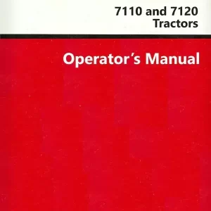 Case Ih International 7110 Tractor Operator Manual