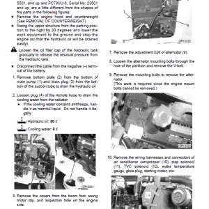 4-28 (2) Komatsu PC78US-6 and PC78UU-6 SERVICE MANUAL