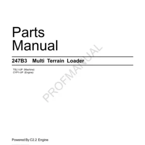 Caterpillar Cat 247B3 Parts Manual
