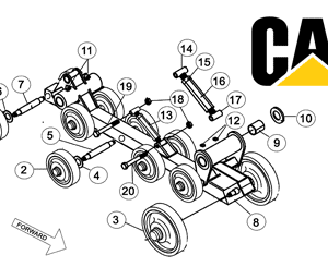 Caterpillar Cat 247B3 Parts Manual