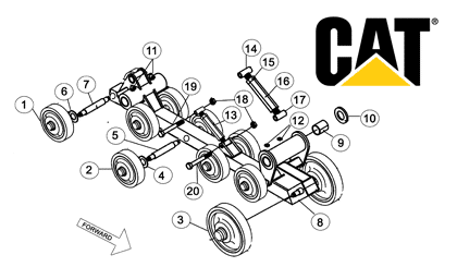 Caterpillar Cat 247B3 Parts Manual