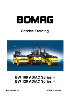 Bomag 100 AD/AC 20 AD/AC Service Manual