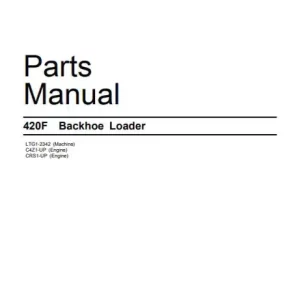 Caterpillar 420F Backhoe Loader Parts Manual Caterpillar 420F Backhoe Loader Parts Manual