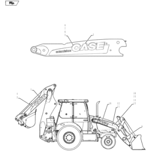 Case 580n Tier 3 Tractor Loader Backhoe Parts Manual