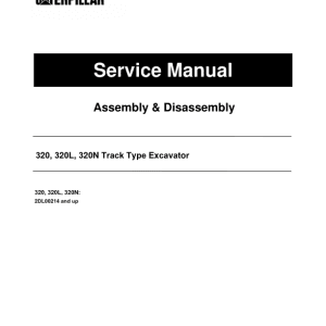 Caterpillar 320 330 Excavator Electronic Service Manual