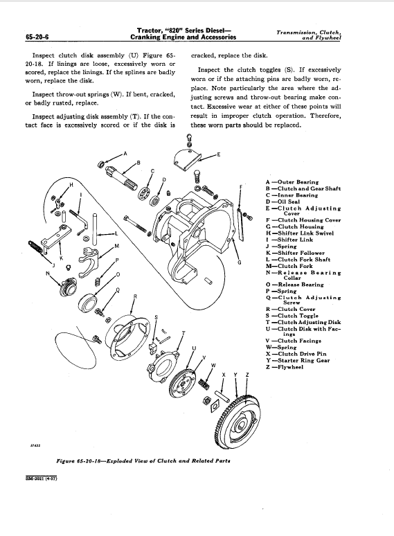 John Deere 830 Tractor Parts Manual