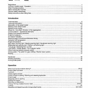 Volvo Zl402c Compact Wheel Loader Service Manual