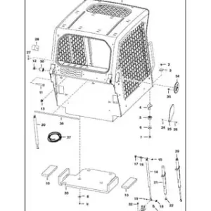 Bobcat S185 Skid Steer Loader Parts Catalog Manual