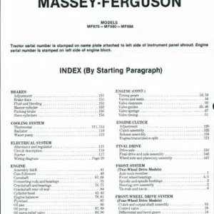 2-Massey Ferguson MF5460 MF5465 MF5470 MF5460 Service Manual Massey Ferguson MF5460 MF5465 MF5470 MF5460 Service Manual